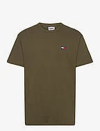 TJM CLSC TOMMY XS BADGE TEE - DRAB OLIVE GREEN