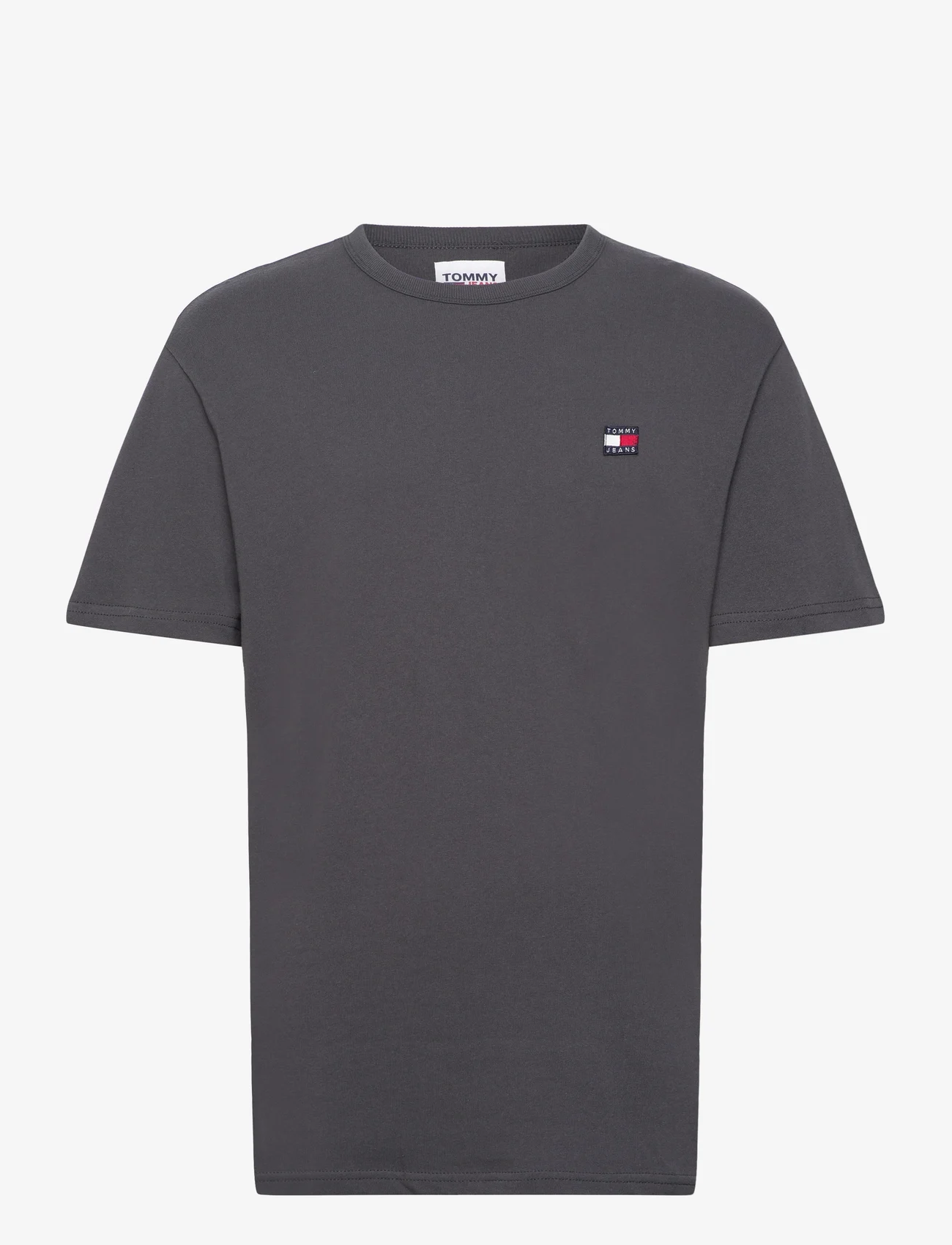 Tommy Jeans - TJM CLSC TOMMY XS BADGE TEE - basic t-shirts - new charcoal - 0