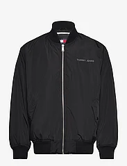 Tommy Jeans - TJM CLASSICS BOMBER JACKET EXT - spring jackets - black - 0