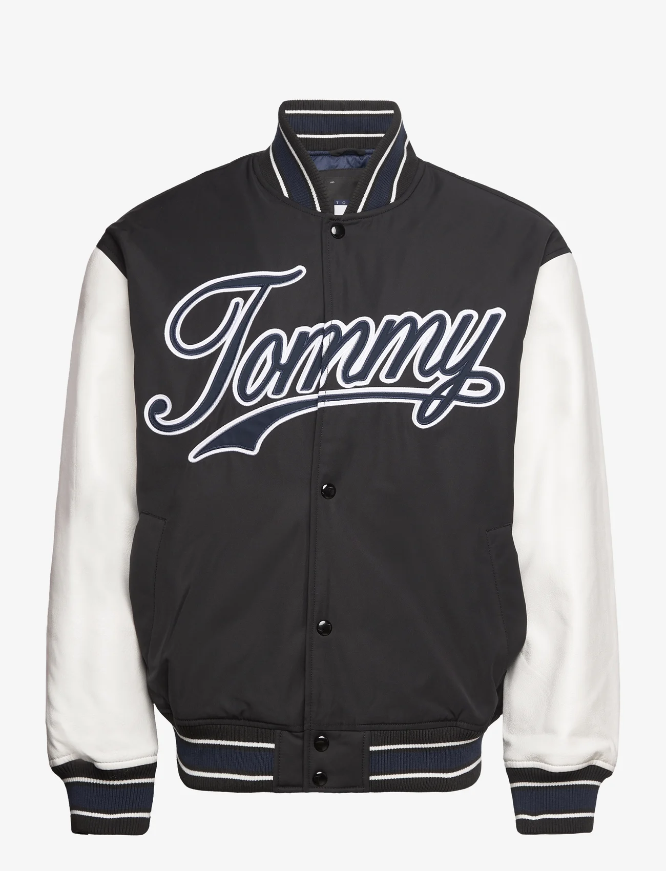 Tommy Jeans - TJM LETTERMAN JACKET EXT - pavasarinės striukės - black / multi - 0