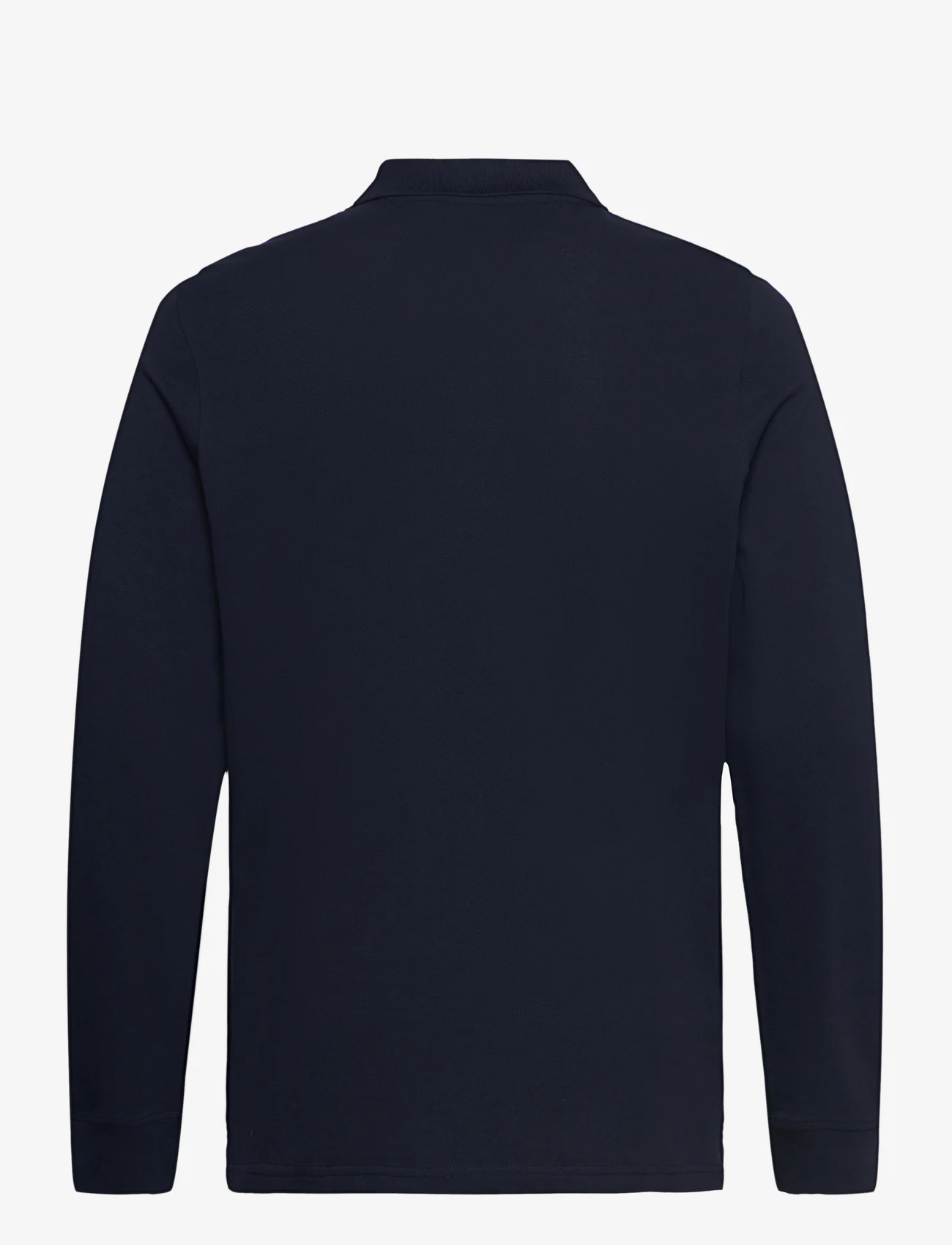 Tommy Jeans - TJM SLIM PLACKET LS POLO - polos à manches longues - dark night navy - 1