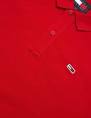 Tommy Jeans - TJM SLIM PLACKET POLO EXT - polo krekli ar īsām piedurknēm - deep crimson - 2