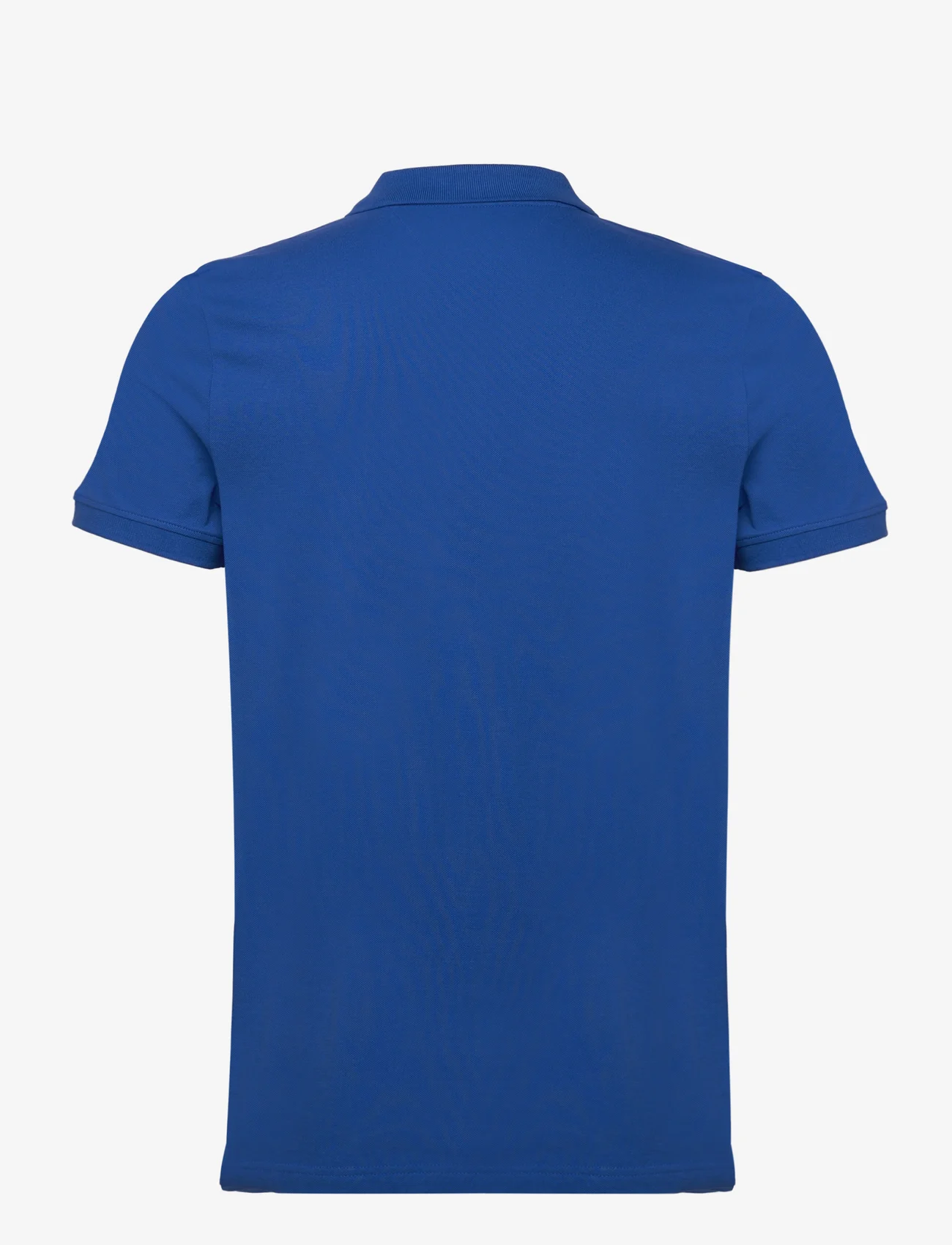 Tommy Jeans - TJM SLIM PLACKET POLO EXT - lyhythihaiset - persian blue - 1