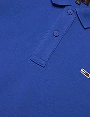 Tommy Jeans - TJM SLIM PLACKET POLO EXT - kortærmede poloer - persian blue - 2