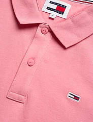 Tommy Jeans - TJM SLIM PLACKET POLO EXT - short-sleeved polos - tickled pink - 2
