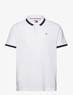 TJM REG SOLID TIPPED POLO, Tommy Jeans