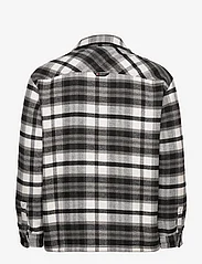 Tommy Jeans - TJM FLEECE LINED CHECK SHIRT EXT - mehed - black check - 1