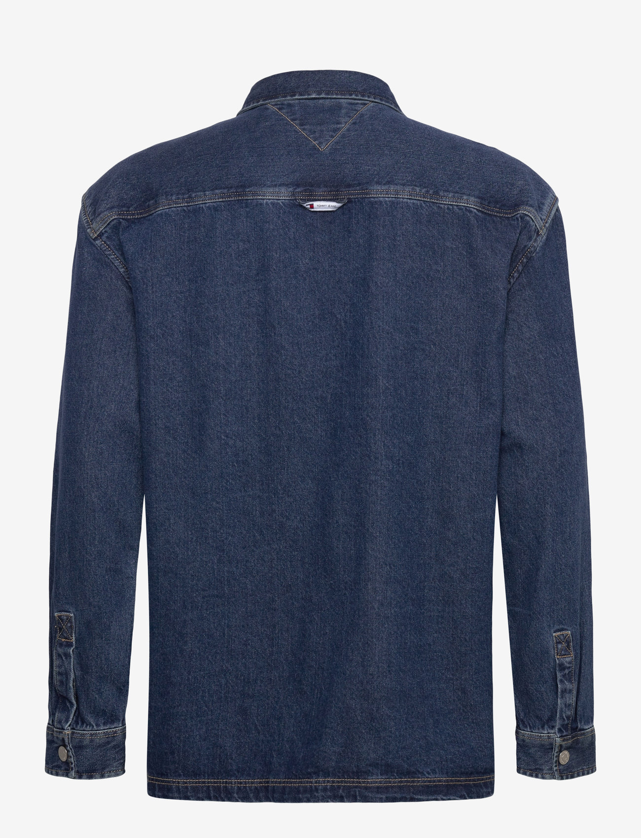 Tommy Jeans - TJM ESSENTIAL DENIM OVERSHIRT - jeansskjortor - mid indigo - 1