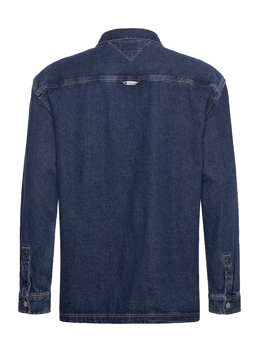 Tommy Jeans - TJM ESSENTIAL DENIM OVERSHIRT - mid indigo - 1