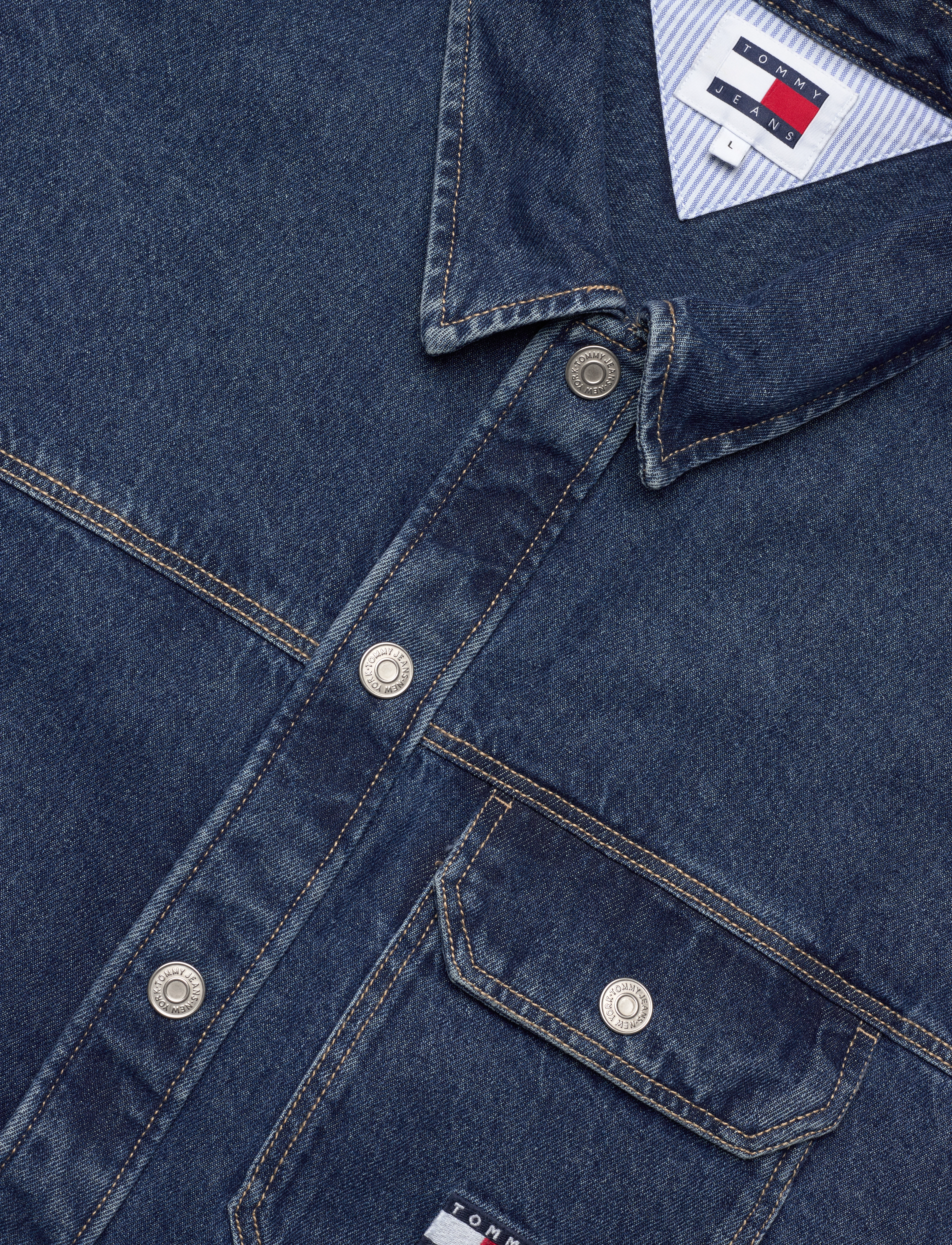 Tommy Jeans - TJM ESSENTIAL DENIM OVERSHIRT - mid indigo - 3