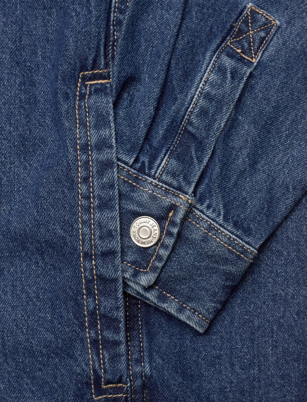 Tommy Jeans - TJM ESSENTIAL DENIM OVERSHIRT - denimskjorter - mid indigo - 4