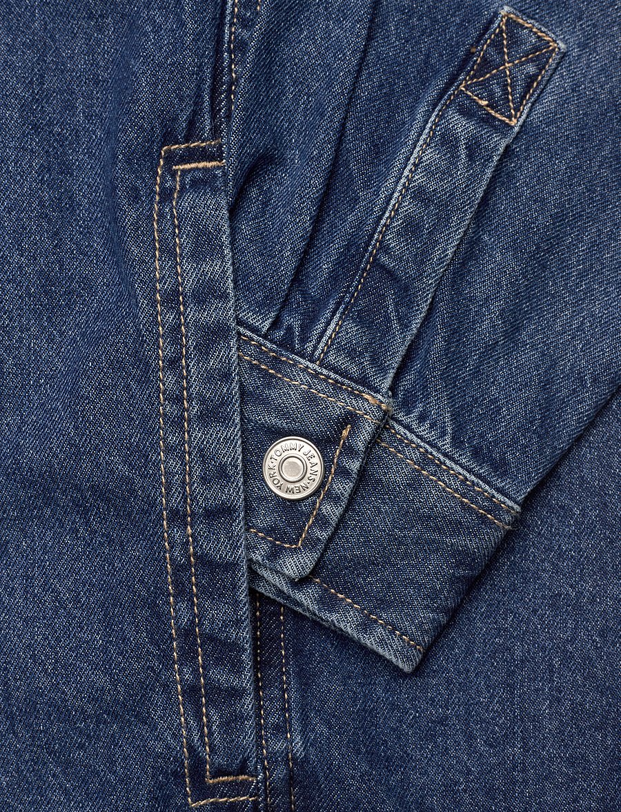 Tommy Jeans - TJM ESSENTIAL DENIM OVERSHIRT - mid indigo - 4