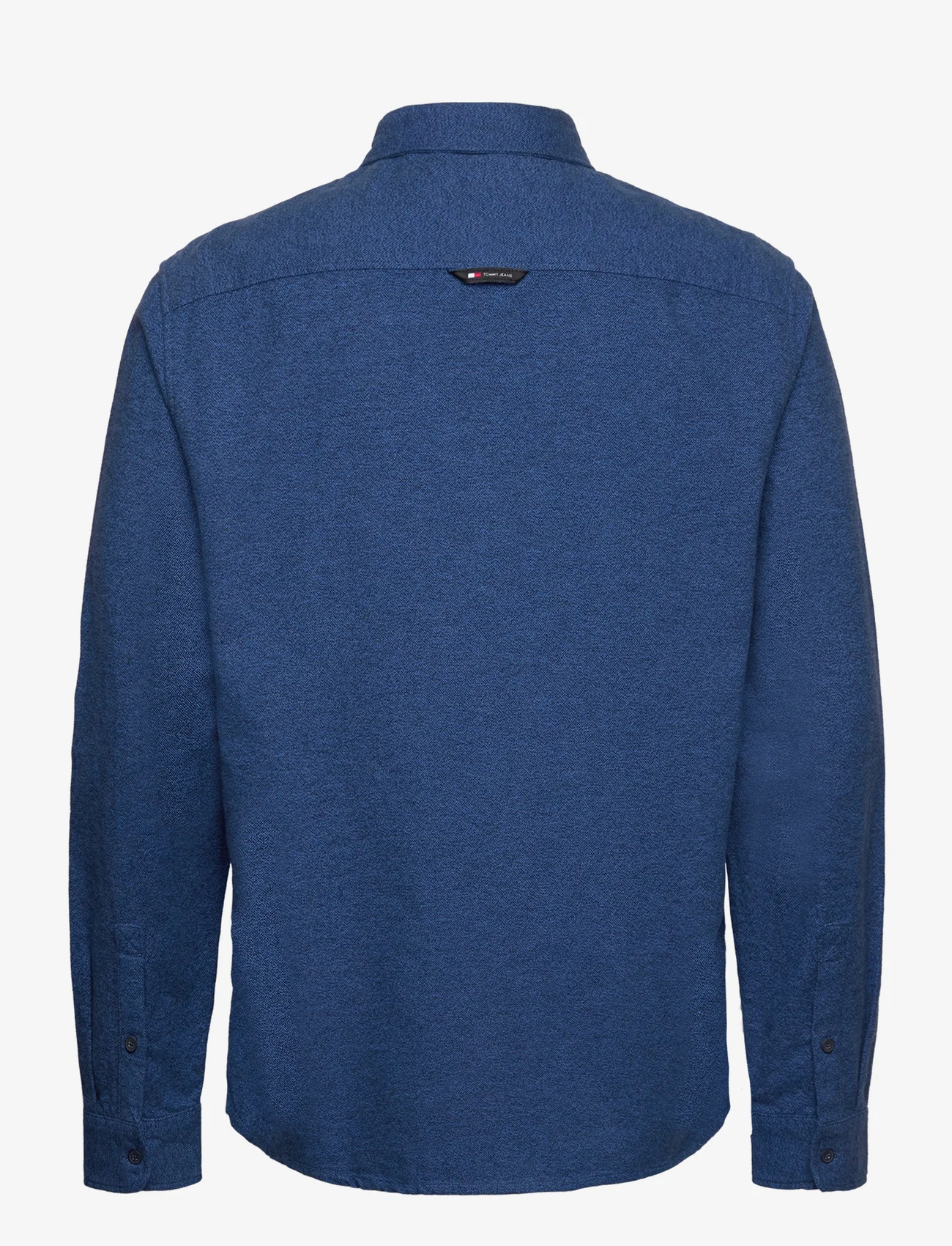 Tommy Jeans - TJM REG BRUSHED GRINDLE SHIRT - podstawowe koszulki - meridian blue - 1