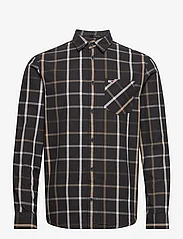 Tommy Jeans - TJM REG CHECK FLANNEL SHIRT - languoti marškiniai - black check - 0