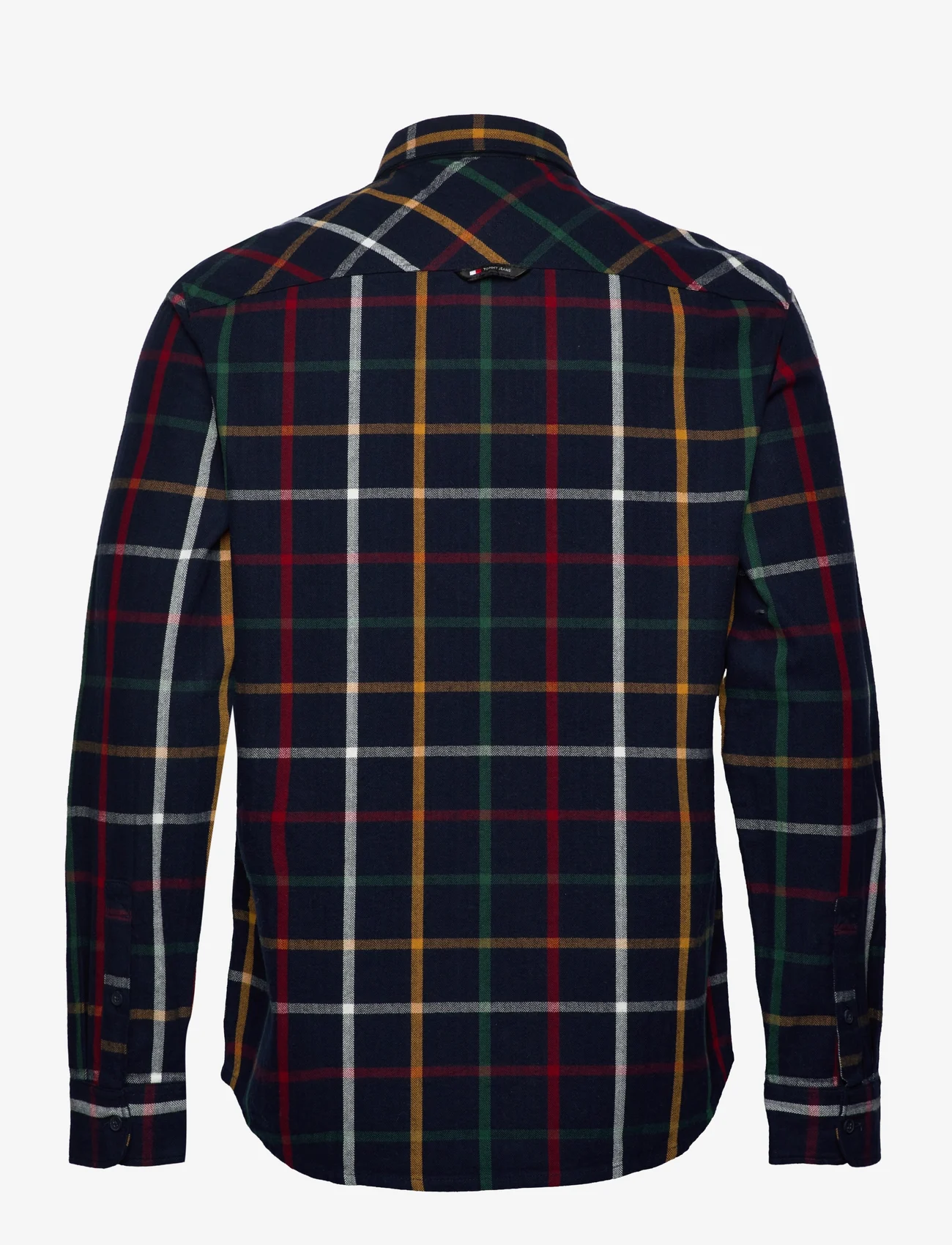Tommy Jeans - TJM REG CHECK FLANNEL SHIRT - ternede skjorter - dark night navy check - 1