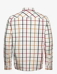 Tommy Jeans - TJM REG CHECK FLANNEL SHIRT - languoti marškiniai - white check - 1