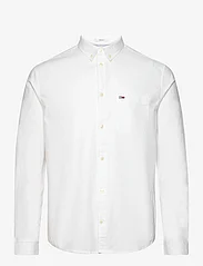 Tommy Jeans - TJM REG OXFORD SHIRT - oxford overhemden - white - 0