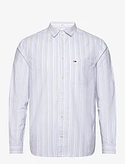 Tommy Jeans - TJM REG OXFORD STRIPE SHIRT - oxford skjorter - breezy blue stripe - 0
