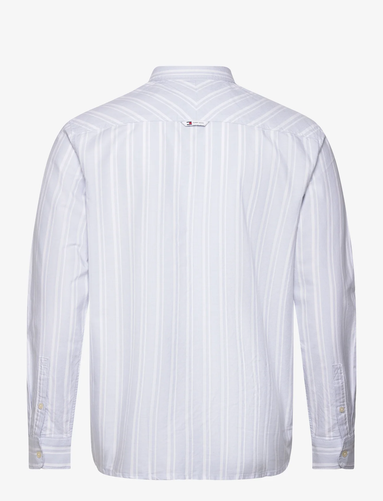 Tommy Jeans - TJM REG OXFORD STRIPE SHIRT - oksfordo marškiniai - breezy blue stripe - 1