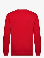 Tommy Jeans - TJM SLIM ESSNTLS C-NECK SWEATER - knitted round necks - deep crimson - 1