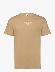 Tommy Jeans - TJM SLIM  TJ  85 ENTRY TEE EXT - short-sleeved t-shirts - tawny sand - 0