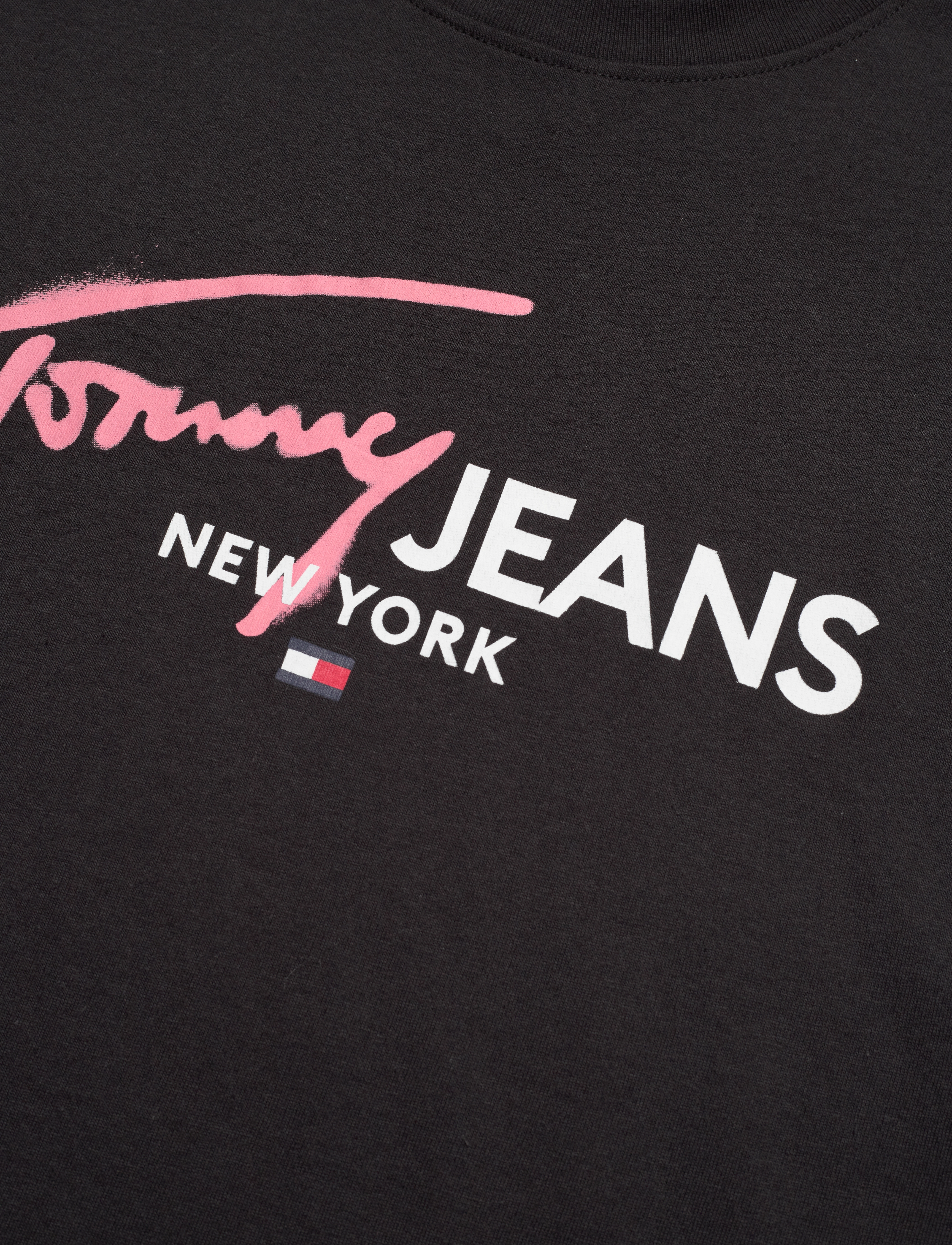 Tommy Jeans - TJM REG SPRAY POP COLOR TEE EXT - black - 2