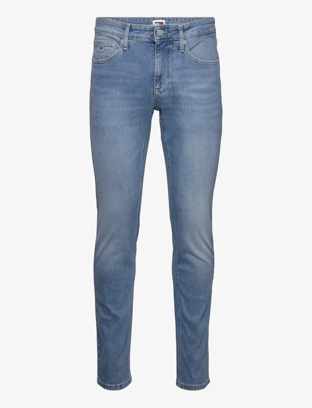 Tommy Jeans - SCANTON SLIM BH1212 - džinsa bikses ar tievām starām - denim light - 0