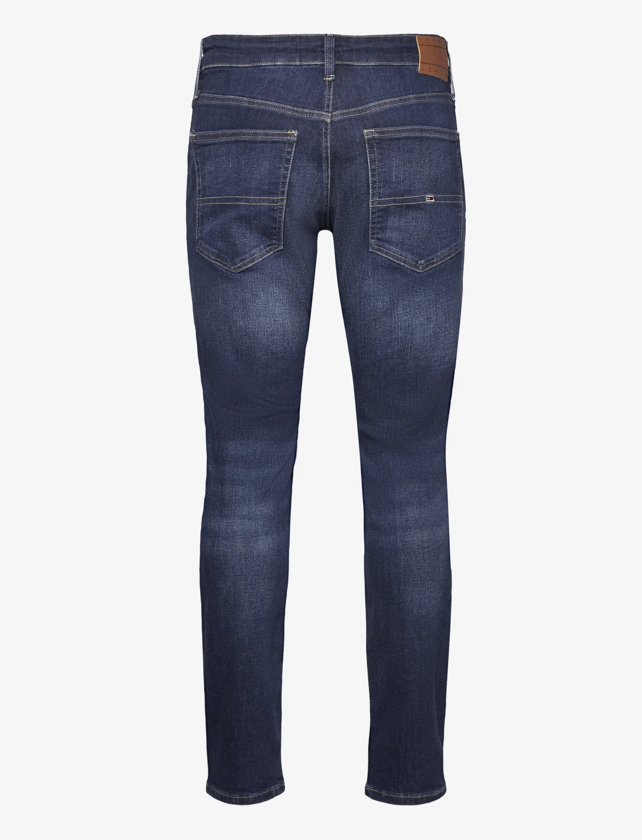 Tommy Jeans - SCANTON SLIM BH1255 - džinsa bikses ar tievām starām - denim dark - 1
