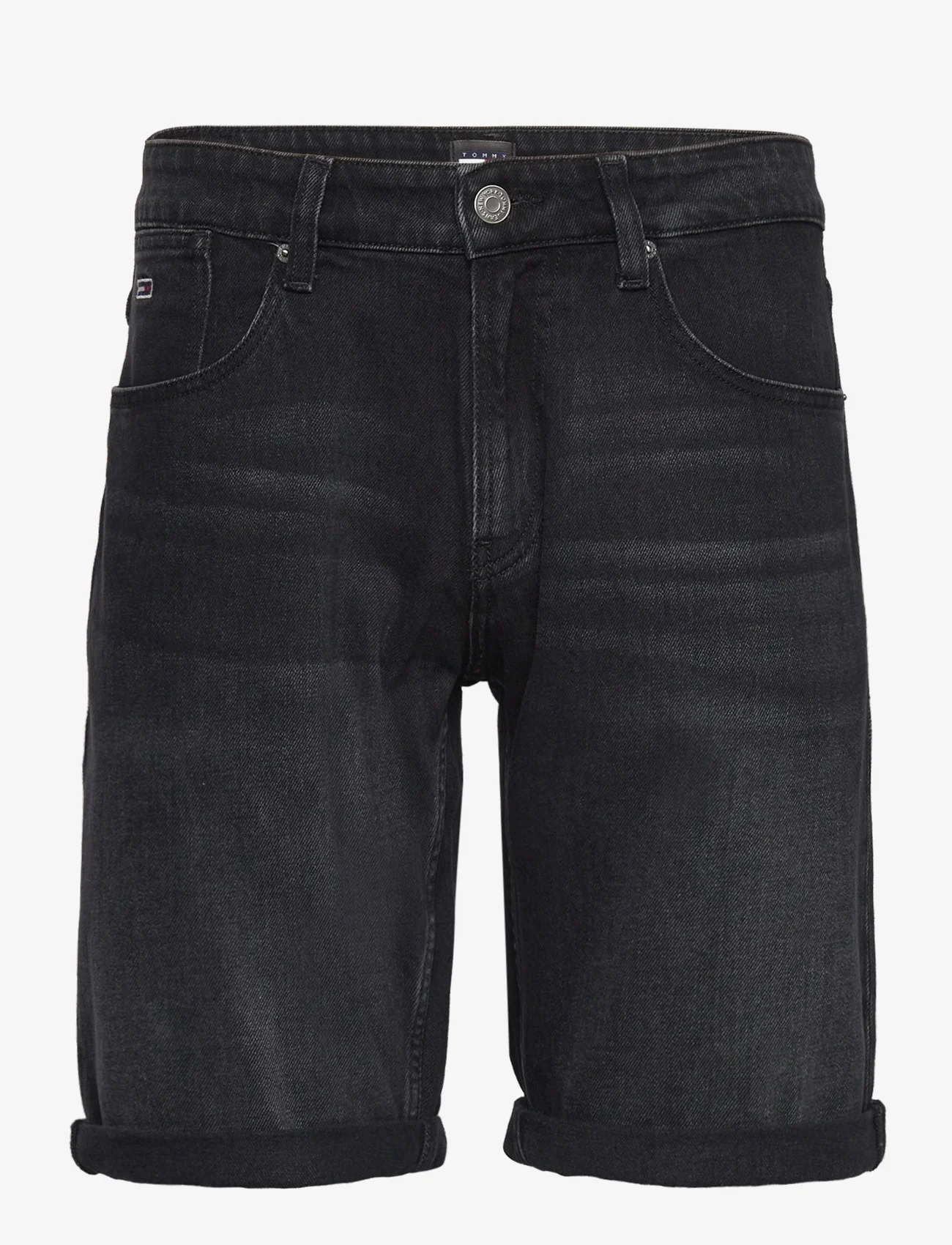 Tommy Jeans - RONNIE SHORT BH0188 - denim shorts - denim black - 0