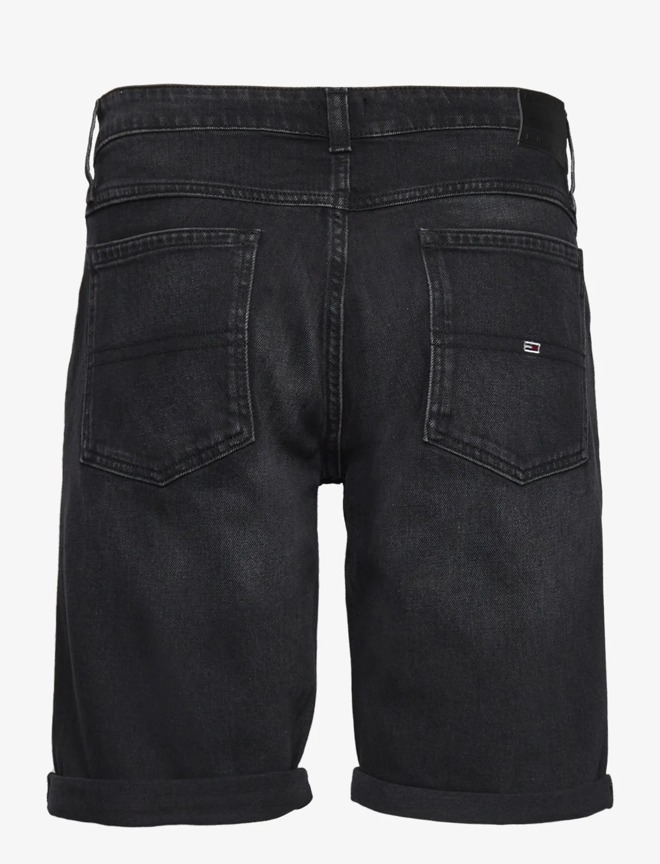 Tommy Jeans - RONNIE SHORT BH0188 - džinsiniai šortai - denim black - 1
