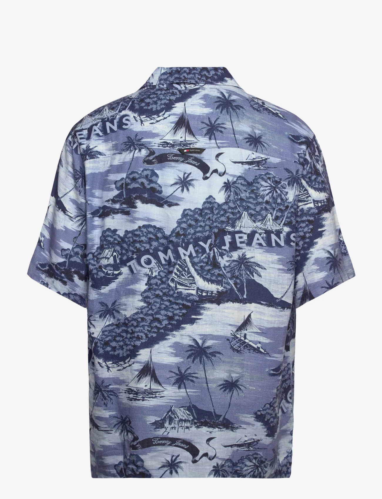 Tommy Jeans - TJM AO HAWAIIAN CAMP SHIRT EXT - kortärmade skjortor - hawaiian aop - 1
