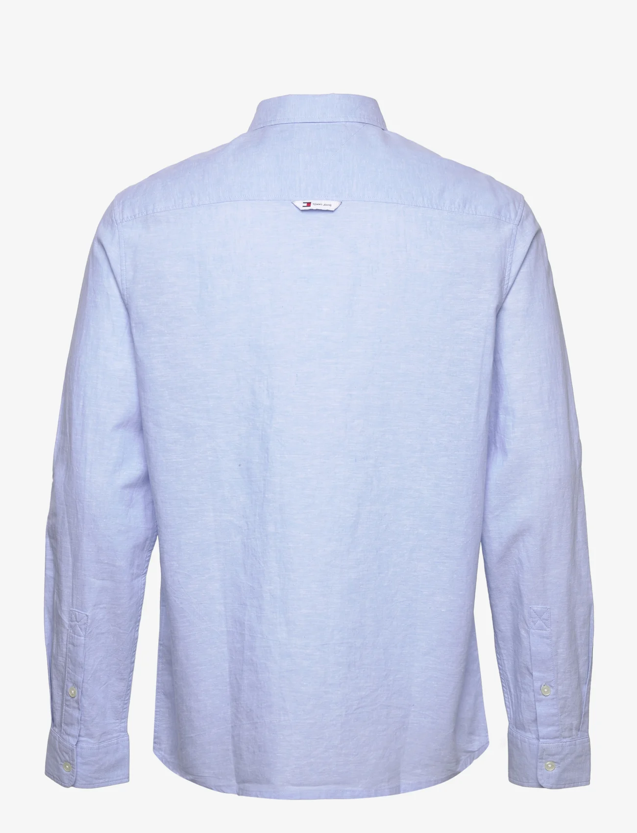 Tommy Jeans - TJM REG LINEN BLEND SHIRT - lininiai marškiniai - moderate blue - 1