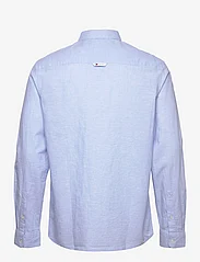 Tommy Jeans - TJM REG LINEN BLEND SHIRT - leinenhemden - moderate blue - 1