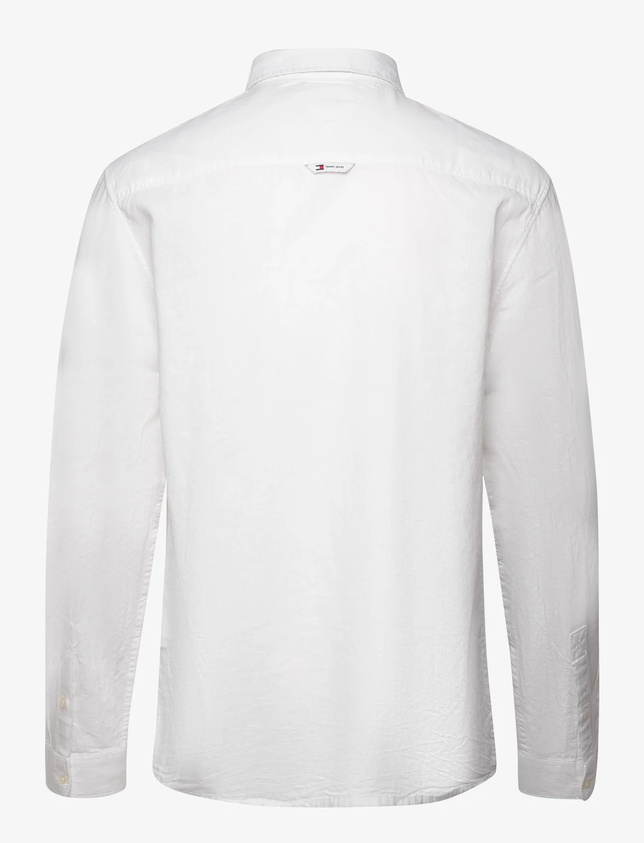 Tommy Jeans - TJM REG LINEN BLEND SHIRT - linnen overhemden - white - 1
