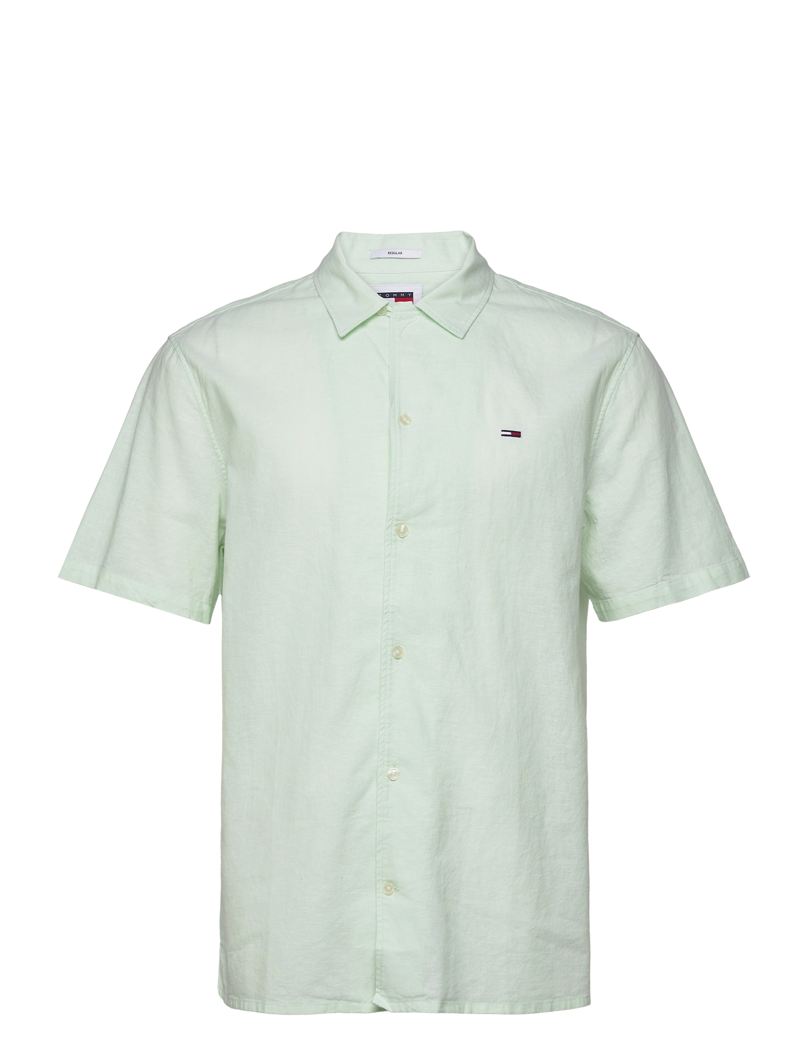 Tommy Jeans - TJM LINEN BLEND CAMP SHIRT EXT - opal green - 2