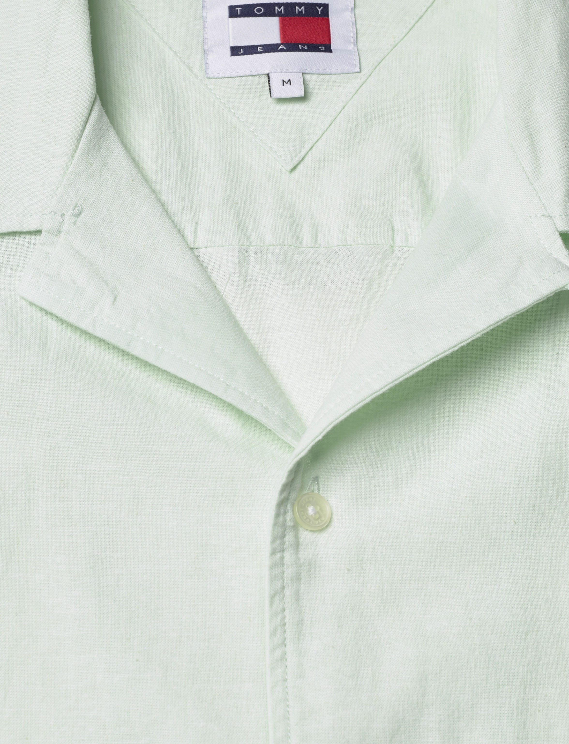 Tommy Jeans - TJM LINEN BLEND CAMP SHIRT EXT - opal green - 3