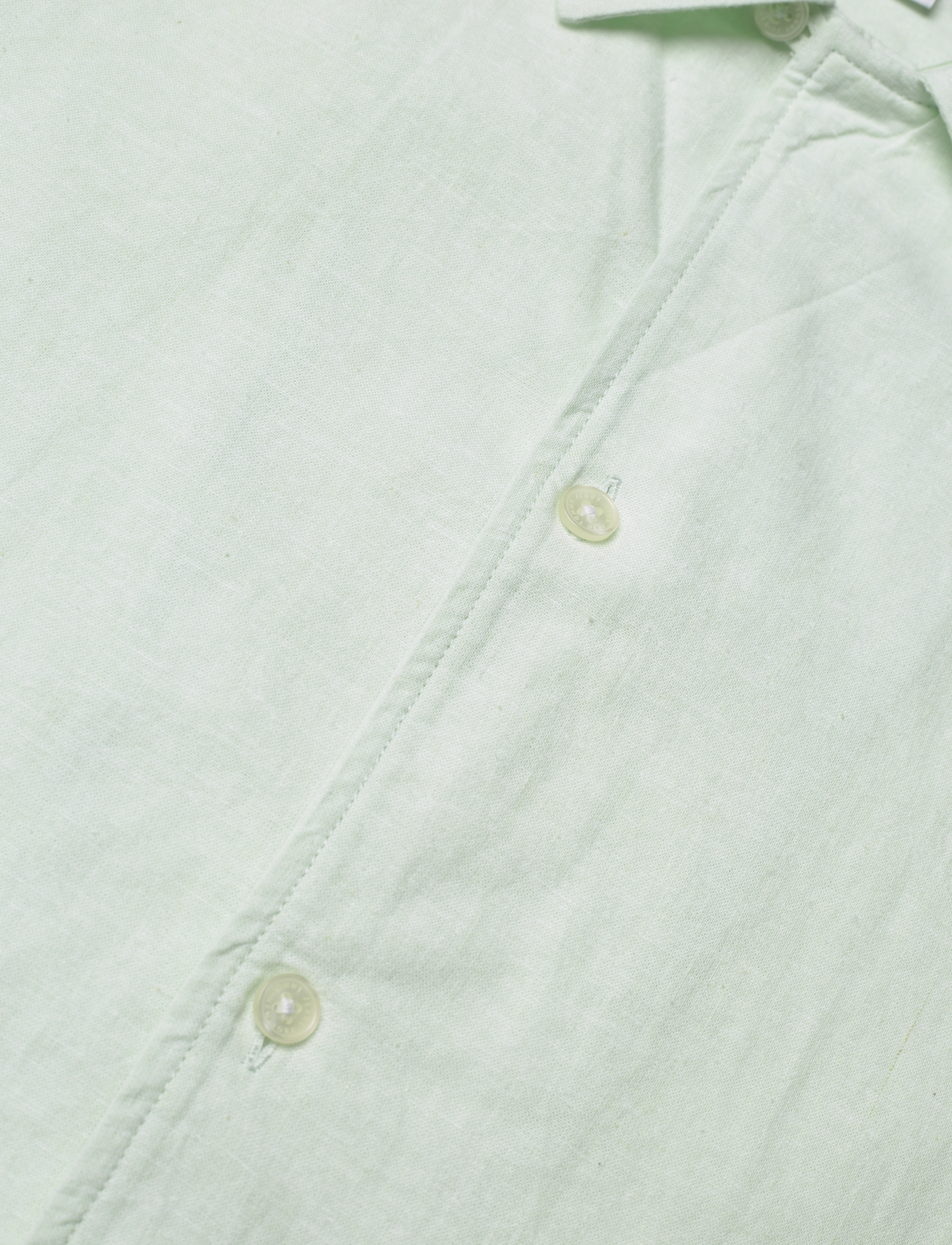 Tommy Jeans - TJM LINEN BLEND CAMP SHIRT EXT - opal green - 4