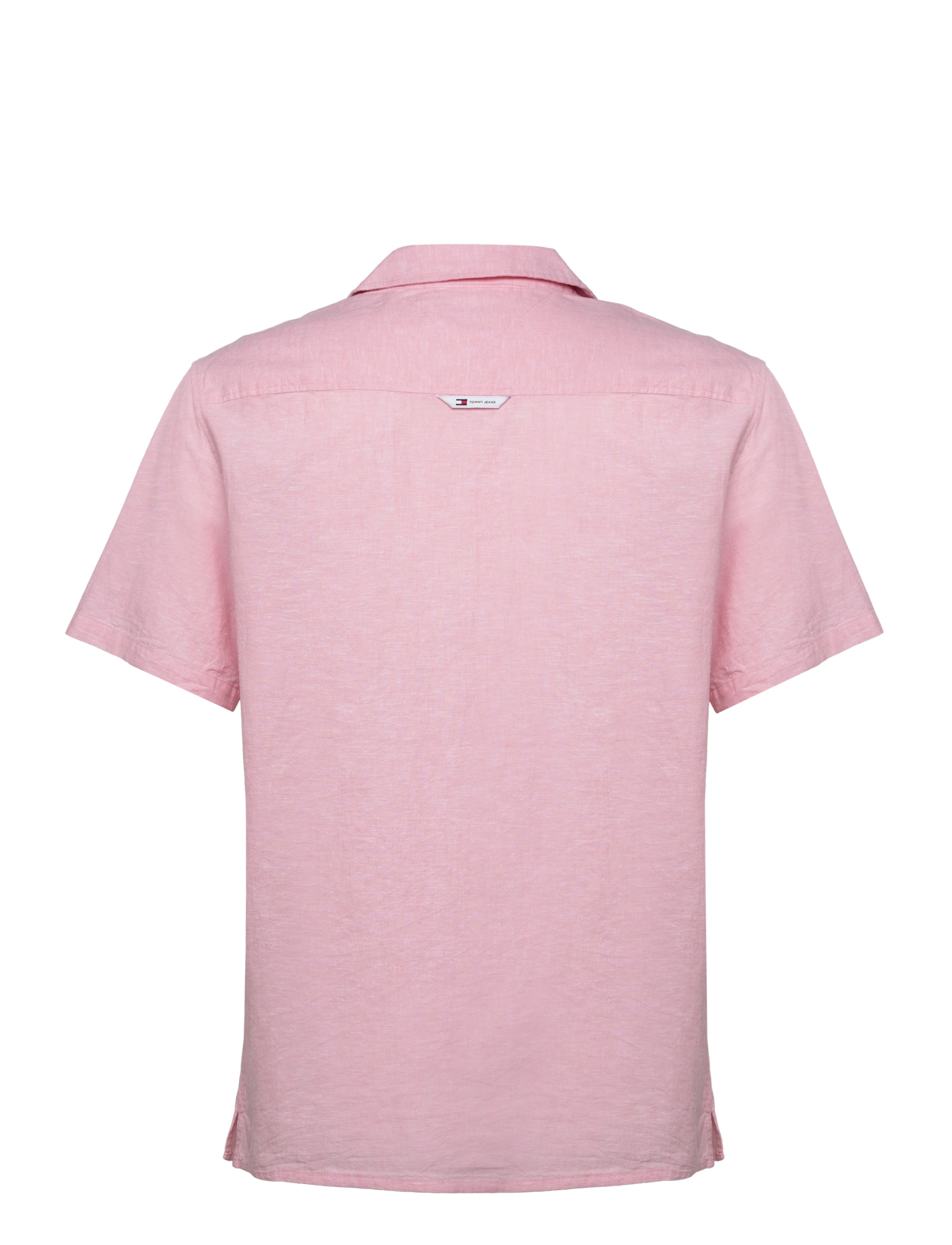 Tommy Jeans - TJM LINEN BLEND CAMP SHIRT EXT - tickled pink - 1