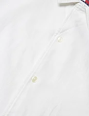 Tommy Jeans - TJM LINEN BLEND CAMP SHIRT EXT - kortärmade t-shirts - white - 3