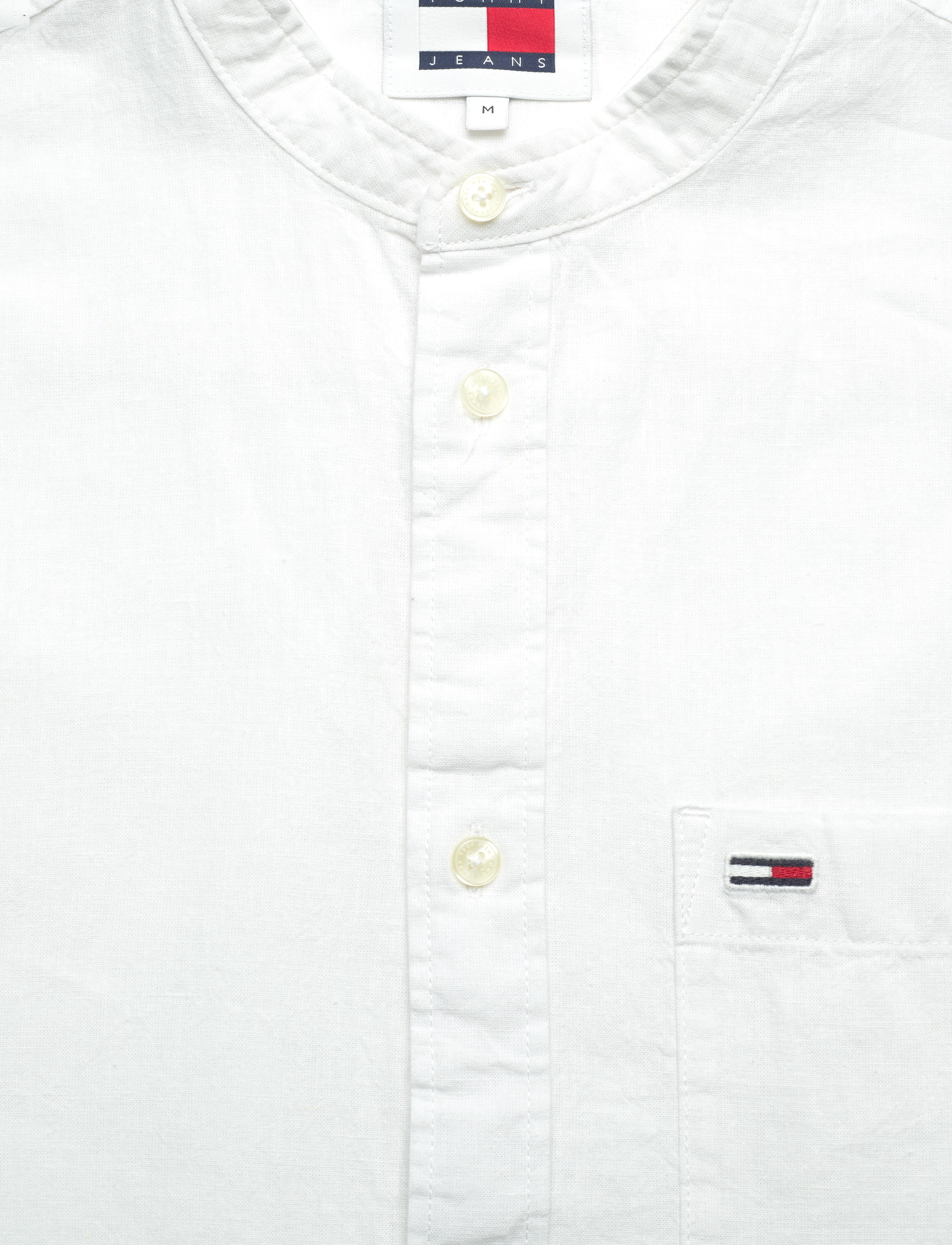 Tommy Jeans - TJM REG MAO LINEN BLEND SHIRT - white - 2