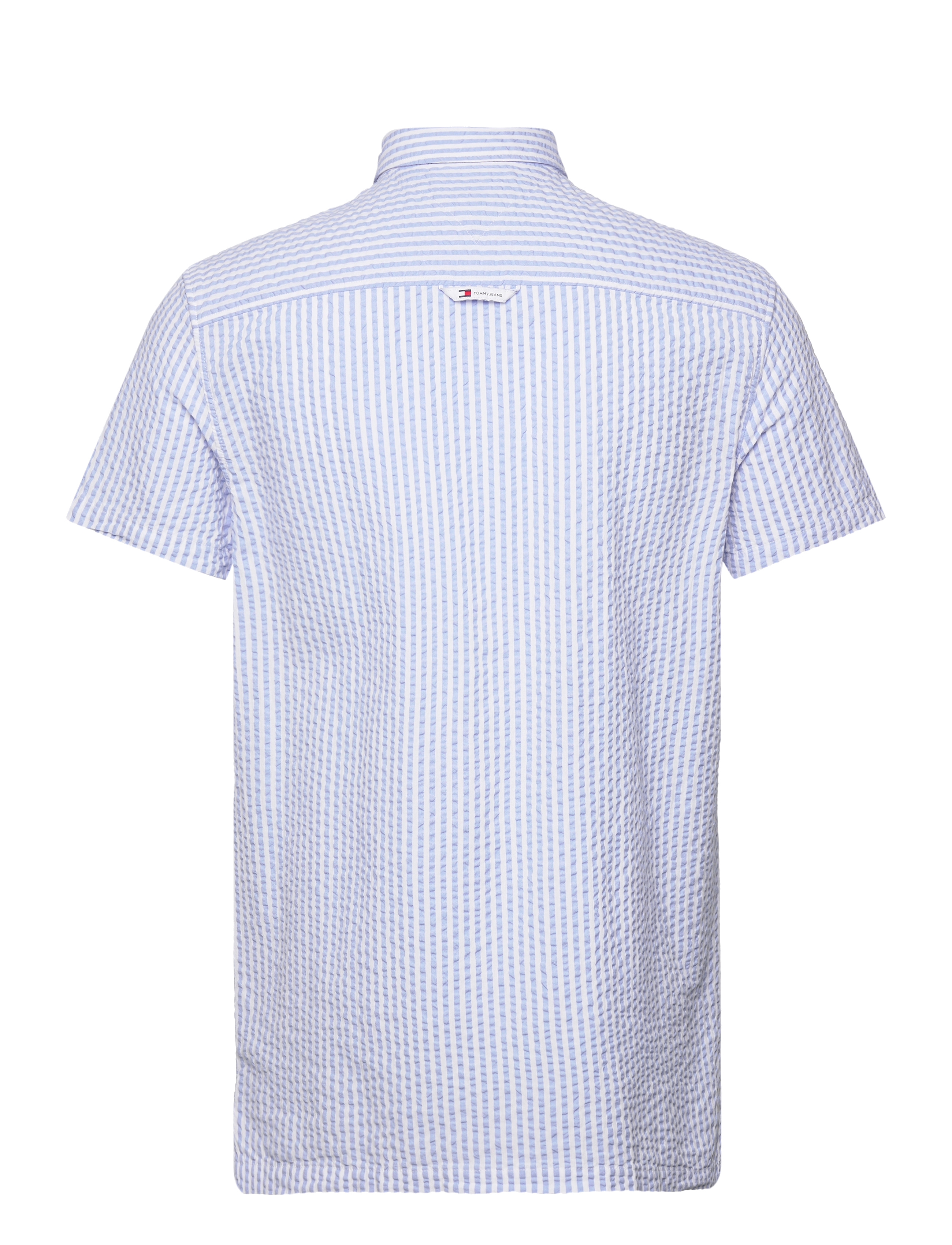 Tommy Jeans - TJM REG STRIPE SEERSUCKER SHIRT - white / moderate blue - 1