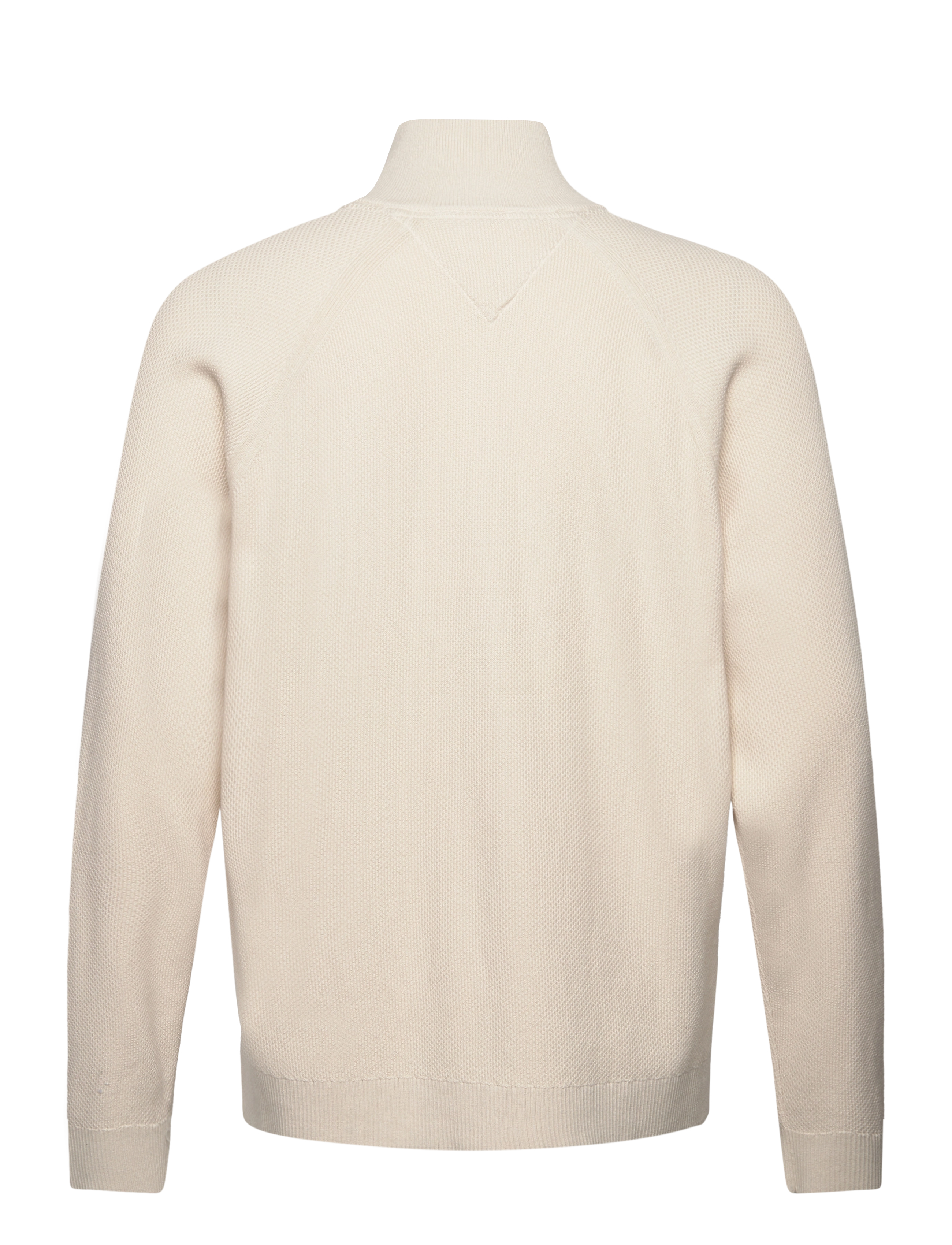 Tommy Jeans - TJM REG ZIPTRU HI NECK SWEATER - newsprint - 1