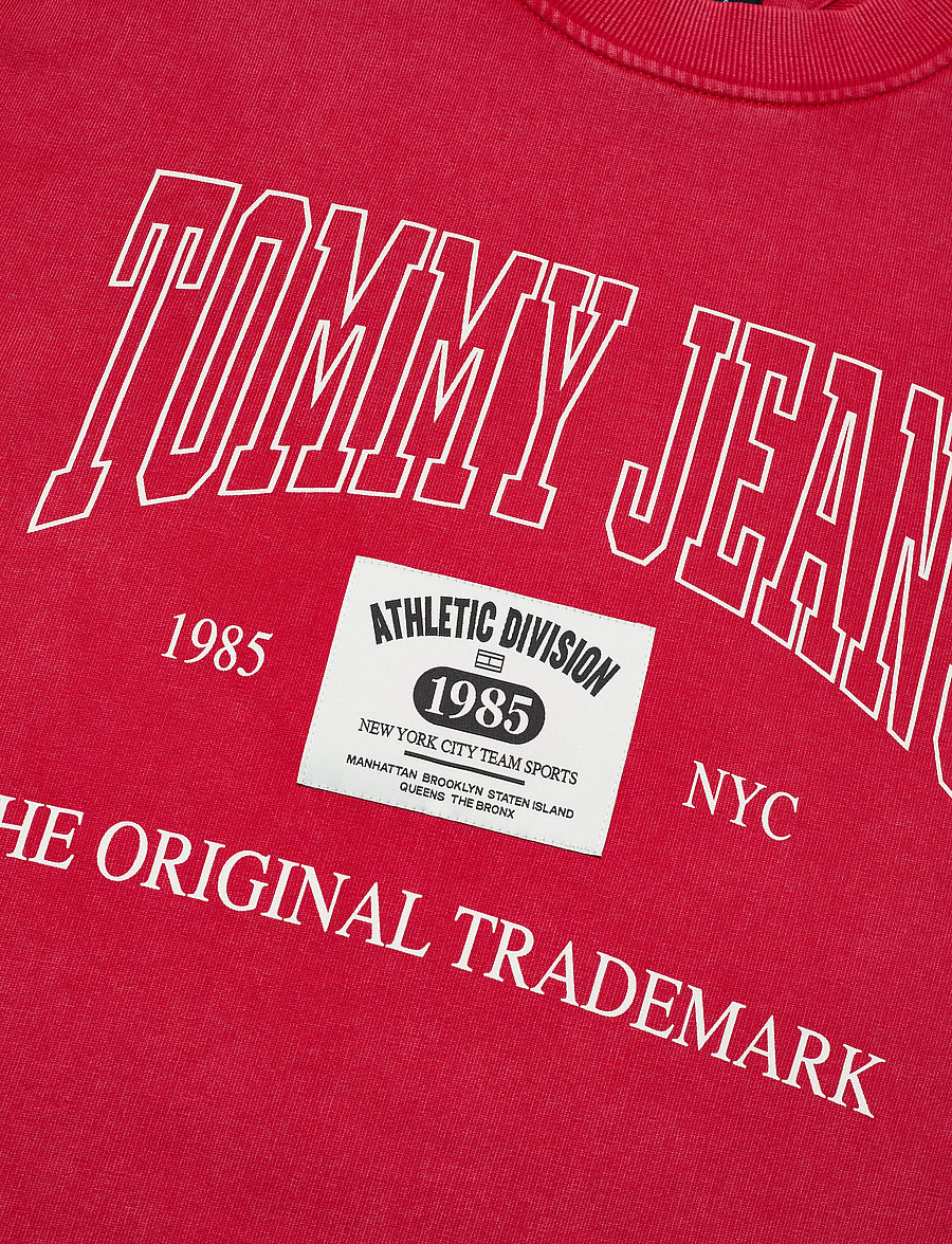 Tommy Jeans - TJM RLX ARCHIVE CREW EXT - shop efter stil - deep crimson - 2