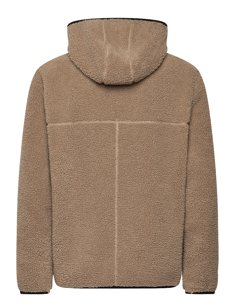 Tommy Jeans - TJM REG BADGE TEDDY ZIP TRU EXT - fleece-pullover - coastal taupe - 2