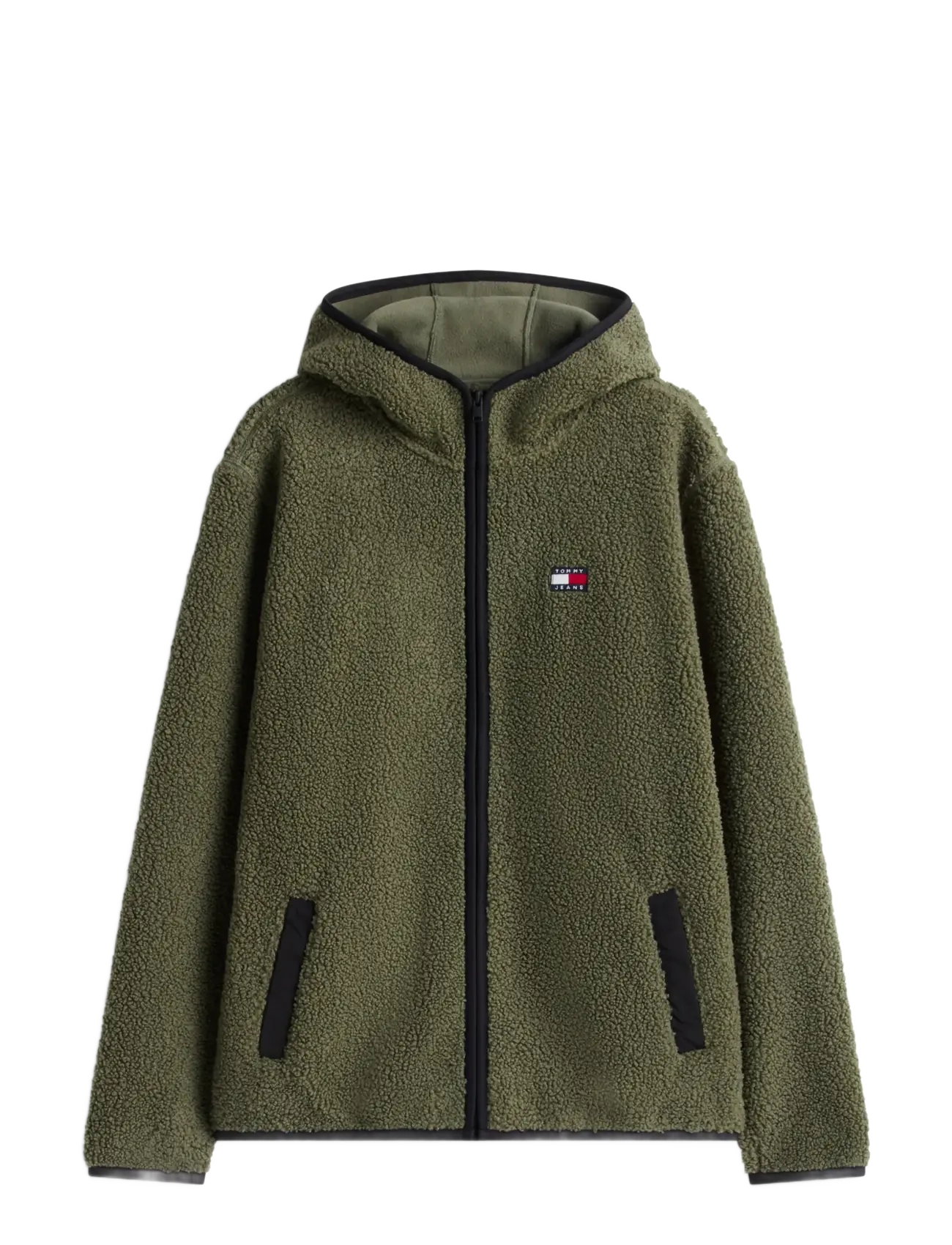 Tommy Jeans - TJM REG BADGE TEDDY ZIP TRU EXT - fleece-pullover - rocky mountain - 1