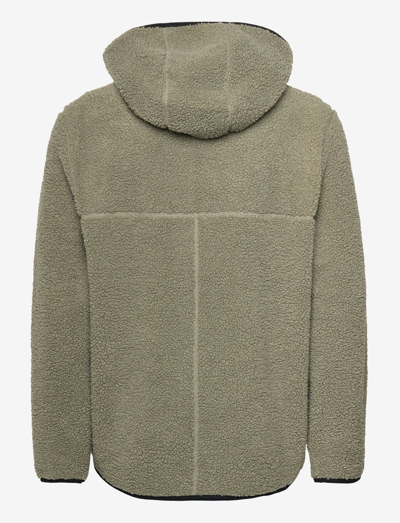 Tommy Jeans - TJM REG BADGE TEDDY ZIP TRU EXT - teddytröjor - utility sage - 2