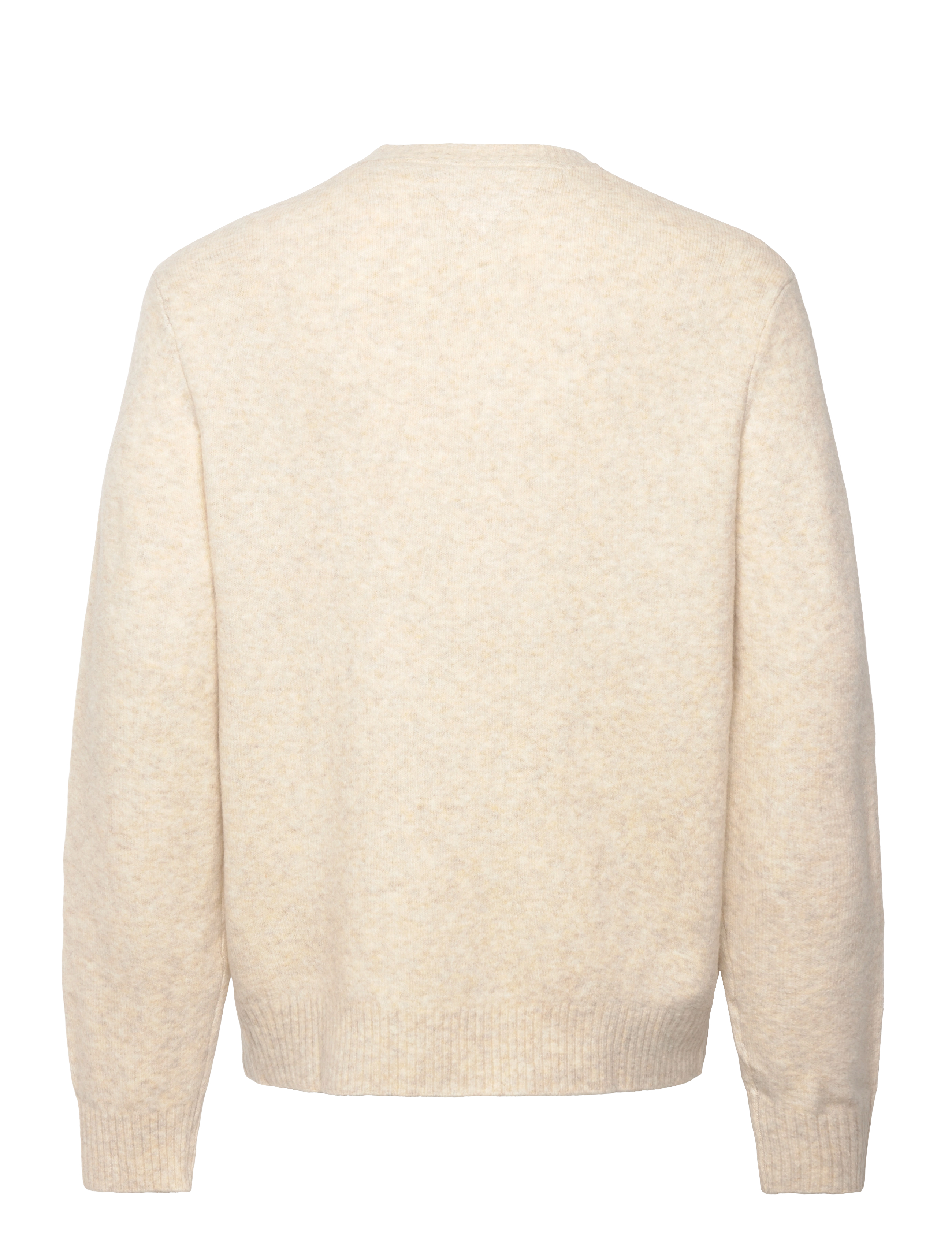 Tommy Jeans - TJM REG MELANGE FLAG SWEATER - newsprint melange - 1
