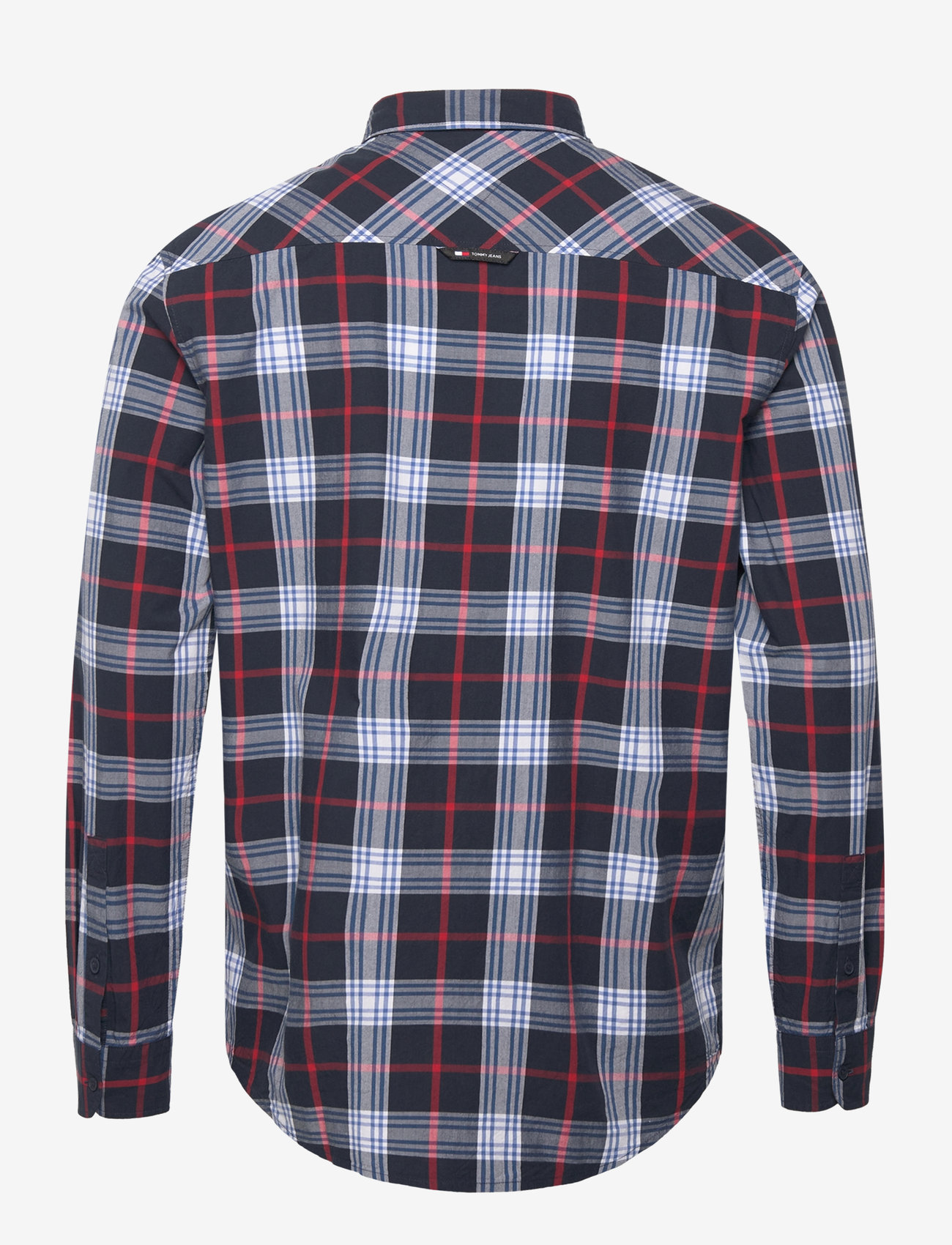 Tommy Jeans - TJM REG POPLIN CHECK SHIRT - dark night navy check - 1