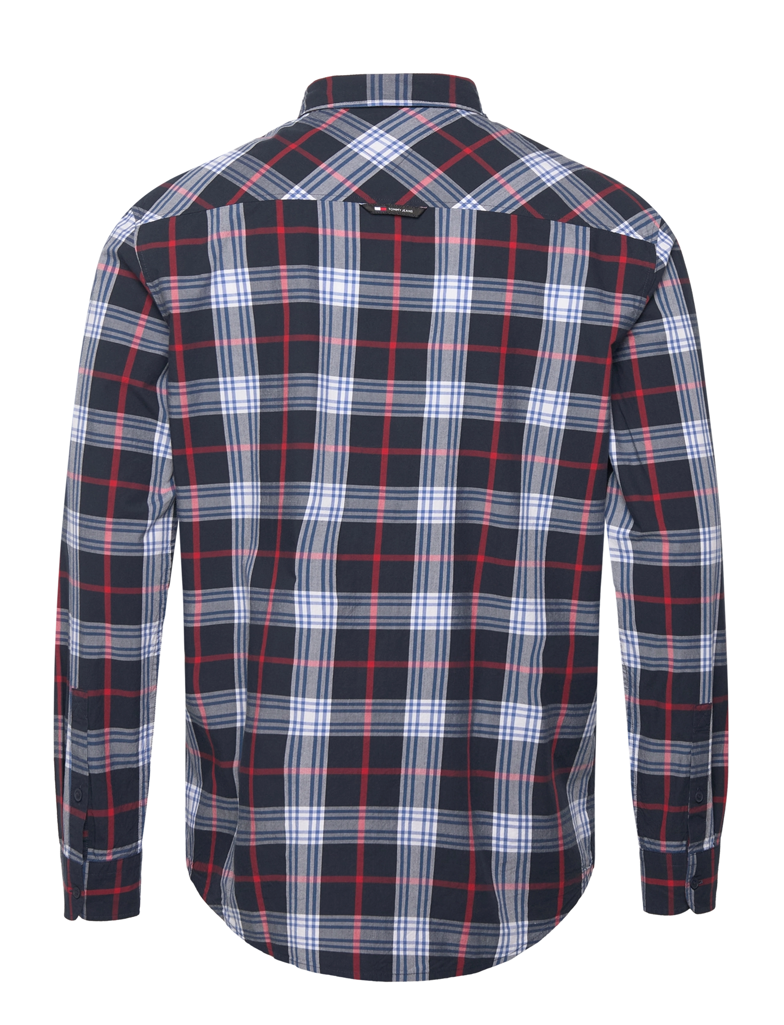 Tommy Jeans - TJM REG POPLIN CHECK SHIRT - dark night navy check - 1