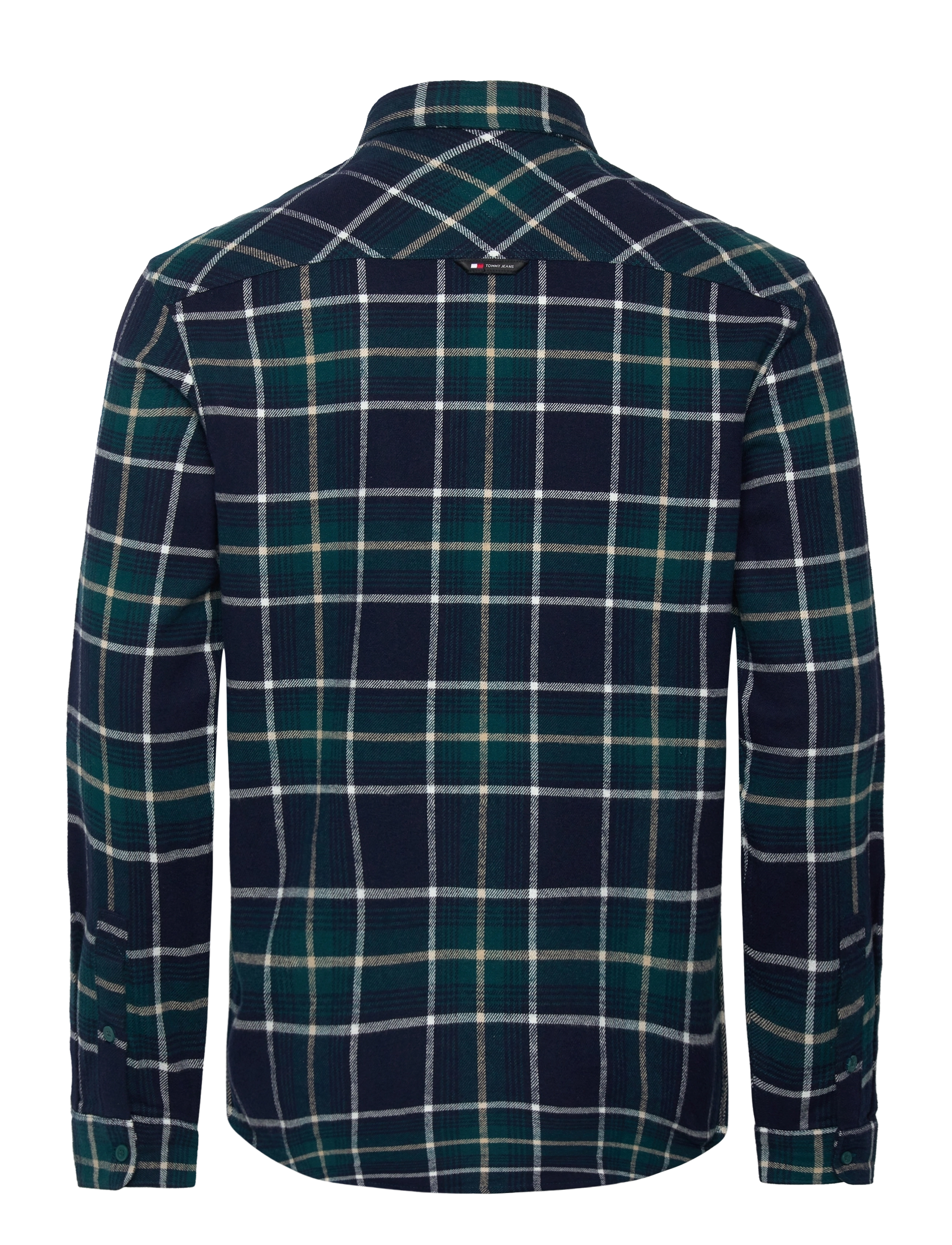 Tommy Jeans - TJM REG CHECK FLANNEL SHIRT EXT - deep seawater check - 1